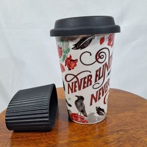 Owlcrate Nevernight Chronicle Ceramic Tumbler With Silicone Sleeve